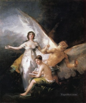 Truth Rescued by Time Francisco de Goya Oil Paintings